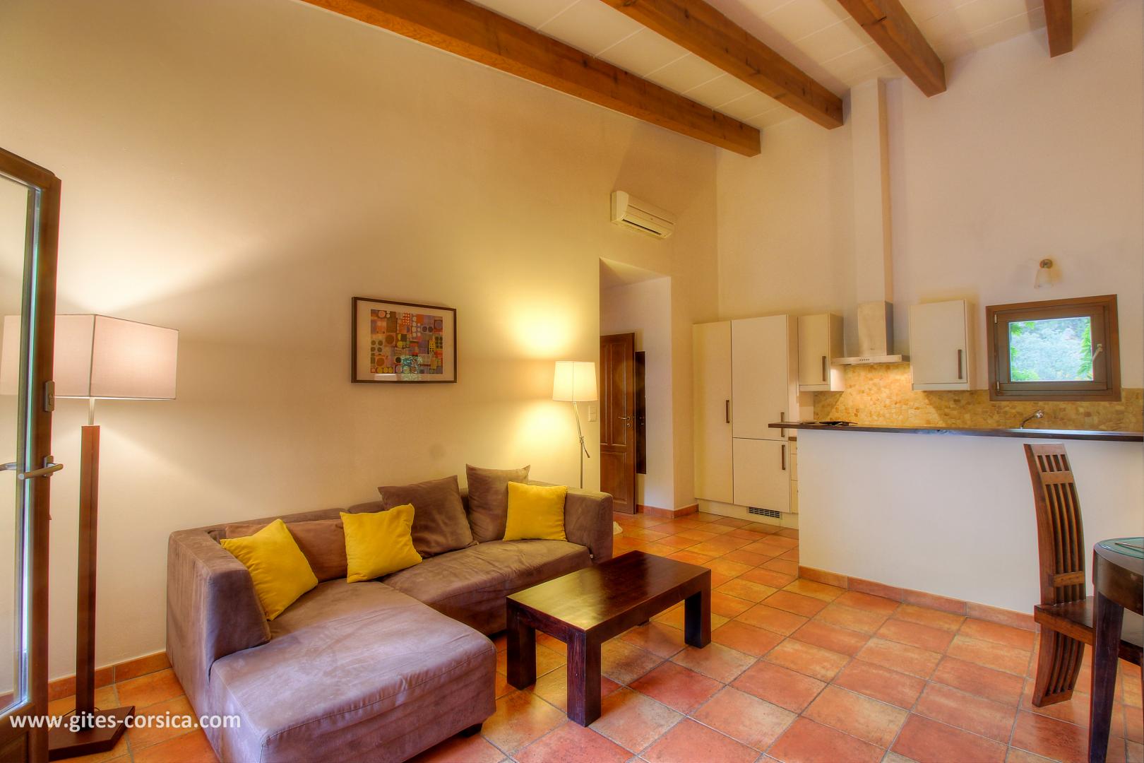 G�te � Serriera en Corse du Sud -20003 : piscine