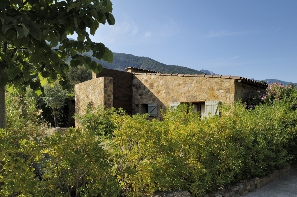 G�te � Serriera en Corse du Sud -20006 : terrasse piscine