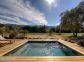 G&icirc;te &agrave; Speloncato, Balagne, Haute-Corse, labellis&eacute; G&icirc;tes de France : piscine et terrasse