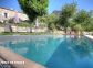 Gite &agrave; San Gavino di Carbini, Corse du Sud, labellis&eacute; G&icirc;tes de France : la piscine commune chauff&eacute;e