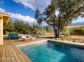 G&icirc;te &agrave; Speloncato, Balagne, Haute-Corse, labellis&eacute; G&icirc;tes de France : terrasse et piscine