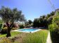 G&icirc;te &agrave; Montegrosso, Balagne, Haute-Corse, labellis&eacute; G&icirc;tes de France : le jardin et la piscine