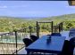 Gite &agrave; Sainte Lucie de Porto-Vecchio, labellis&eacute; G&icirc;tes de France : la vue depuis la terrasse