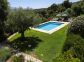 G&icirc;te &agrave; Montegrosso, Balagne, Haute-Corse, labellis&eacute; G&icirc;tes de France : la piscine et le jardin
