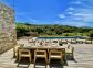 Gîte A Casa Bianca - Location de vacances à Pigna en Corse, Gîtes de France : la terrasse avec piscine Gîte A Casa Bianca - Location de vacances à Pigna en Corse, Gîtes de France : la terrasse avec piscine