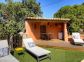 G&icirc;te &agrave; Figari, sud Corse, Corse du sud,labellis&eacute; G&icirc;tes de France : l'espace d&eacute;tente ext&eacute;rieur