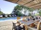 Gite &agrave; Sainte Lucie de Porto-Vecchio, Corse du Sud, Labellis&eacute; G&icirc;tes de France : la terrasse et la piscine