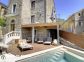 Gite &agrave; Viggianello, Le grand Valinco, Labellis&eacute; G&icirc;tes de France Corse : la maison et la piscine