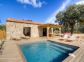 G&icirc;te &agrave; Speloncato, Balagne, Haute-Corse, labellis&eacute; G&icirc;tes de France : piscine et terrasse
