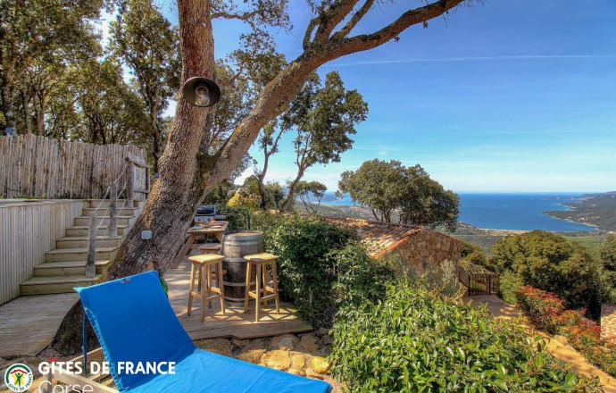 G&icirc;te n&deg;28223 VIGGIANELLO - Corse - A Leccia - Gite 28222-Viggianello-le-grand-valinco-corse-du-sud-labellis&eacute;-gites-de-france la terrasse