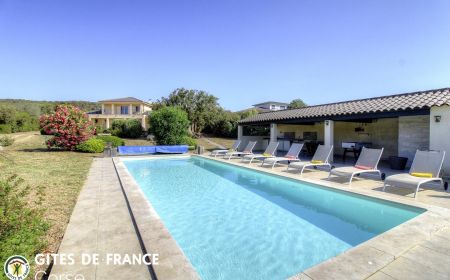 G&icirc;te n&deg;20101 Pianottoli-Caldarello - Corse - G&icirc;te &agrave; Pianotolli Caldarello, le Sud Corse, labellis&eacute; Gites de France la piscine
