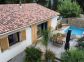 G&icirc;te &agrave; Porto-Vecchio, le Sud Corse, labellis&eacute; Gites de France : la terrasse et la maison