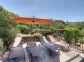 Gîte à Sollacaro, le Grand Valinco, Corse-du-Sud, labellisé Gîtes de France : la terrasse de la piscine Gîte à Sollacaro, le Grand Valinco, Corse-du-Sud, labellisé Gîtes de France : la terrasse de la piscine