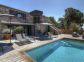 Gite &agrave; Afa, Le Grand Ajaccio, Corse du Sud, labellis&eacute; G&icirc;tes de France : la maison et la piscine