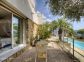 G&icirc;te &agrave; Ajaccio en Corse du sud : la terrasse du rez-de-jardin des chambres