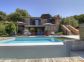 Gite &agrave; Afa, Le Grand Ajaccio, Corse du Sud, labellis&eacute; G&icirc;tes de France : la maison et la piscine
