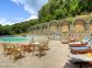 Gite &agrave; Moca Croce, Labellis&eacute; G&icirc;tes de France, Corse du Sud : la terrasse, la piscine
