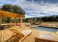 G&icirc;te &agrave; Speloncato, Balagne, Haute-Corse, labellis&eacute; G&icirc;tes de France : piscine et terrasse