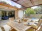G&icirc;te &agrave; Porto-Vecchio, le Sud Corse, labellis&eacute; Gites de France : la terrasse, la piscine