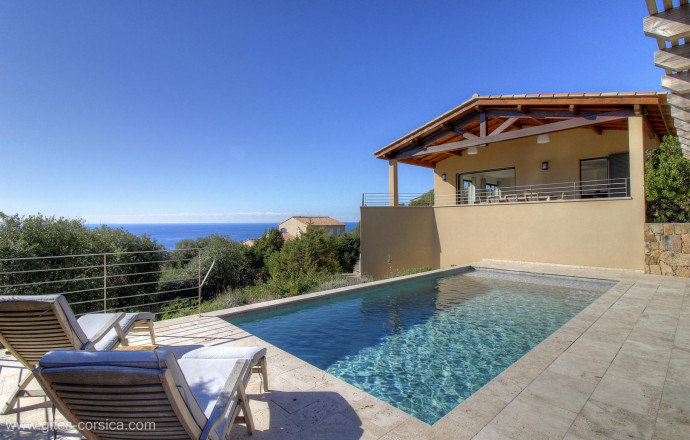 Gîte à Tizzano, Grand Valinco, Corse du Sud, labellisé Gîtes de France : la piscine Gîte n°20234 TIZZANO - Corse - Côté Plage - Gîte à Tizzano, Grand Valinco, Corse du Sud, labellisé Gîtes de France : la piscine