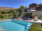 Gite &agrave; Afa, Le Grand Ajaccio, Corse du Sud, labellis&eacute; G&icirc;tes de France : la piscine et la maison