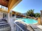 Gite &agrave; Viggianello, Le Grand Valinco, Corse du Sud, labelis&eacute; G&icirc;tes de France : la terrasse et la piscine