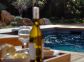 G&icirc;te &agrave; Speloncato, Balagne, Haute-Corse, labellis&eacute; G&icirc;tes de France : terrasse et piscine