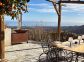 G&icirc;te &agrave; Porri, Grand Bastia, Haute-Corse, labellis&eacute; G&icirc;tes de France : la terrasse avec piscine