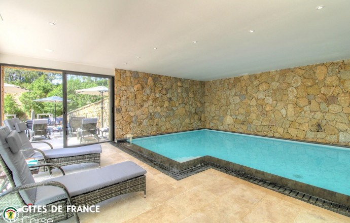 G&icirc;te n&deg;28531 CAURO - Corse - U MULINU - Gite &agrave; Cauro, le Grand Ajaccio, Corse du Sud, labellis&eacute; G&icirc;tes de France : la piscine
