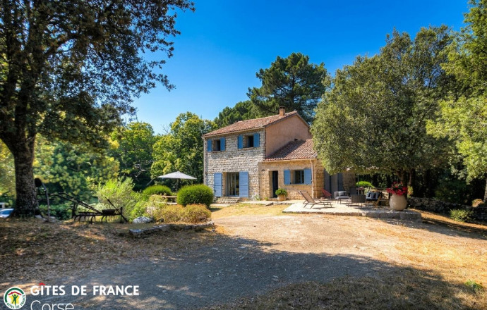 G&icirc;te n&deg;20201 LEVIE - Corse - Pastricciola - G&icirc;te &agrave; L&eacute;vie, le Sud Corse labellis&eacute; G&icirc;tes de France : la b&acirc;tisse