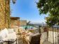 G&icirc;te &agrave; Porri, Grand Bastia, Haute-Corse, labellis&eacute; G&icirc;tes de France : la terrasse avec piscine